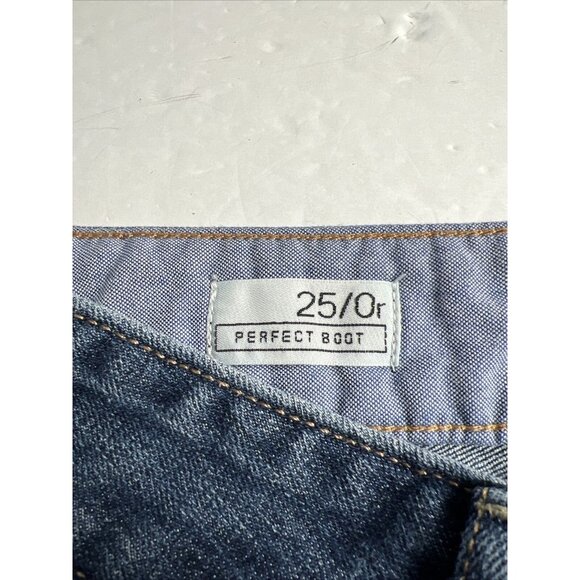 GAP 1969 Women's Short Dark Regular Fit Perfect Bootcut Stretch Jeans size 25/0R - Picture 5 of 11